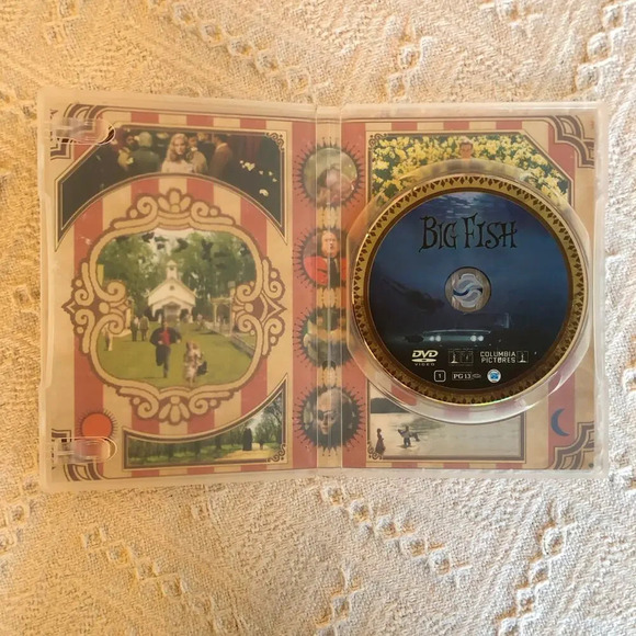 Big Fish Dvd Movie Tim Burton Ewan McGregor Helena Carter Romance Fantasy Drama - Picture 2 of 3